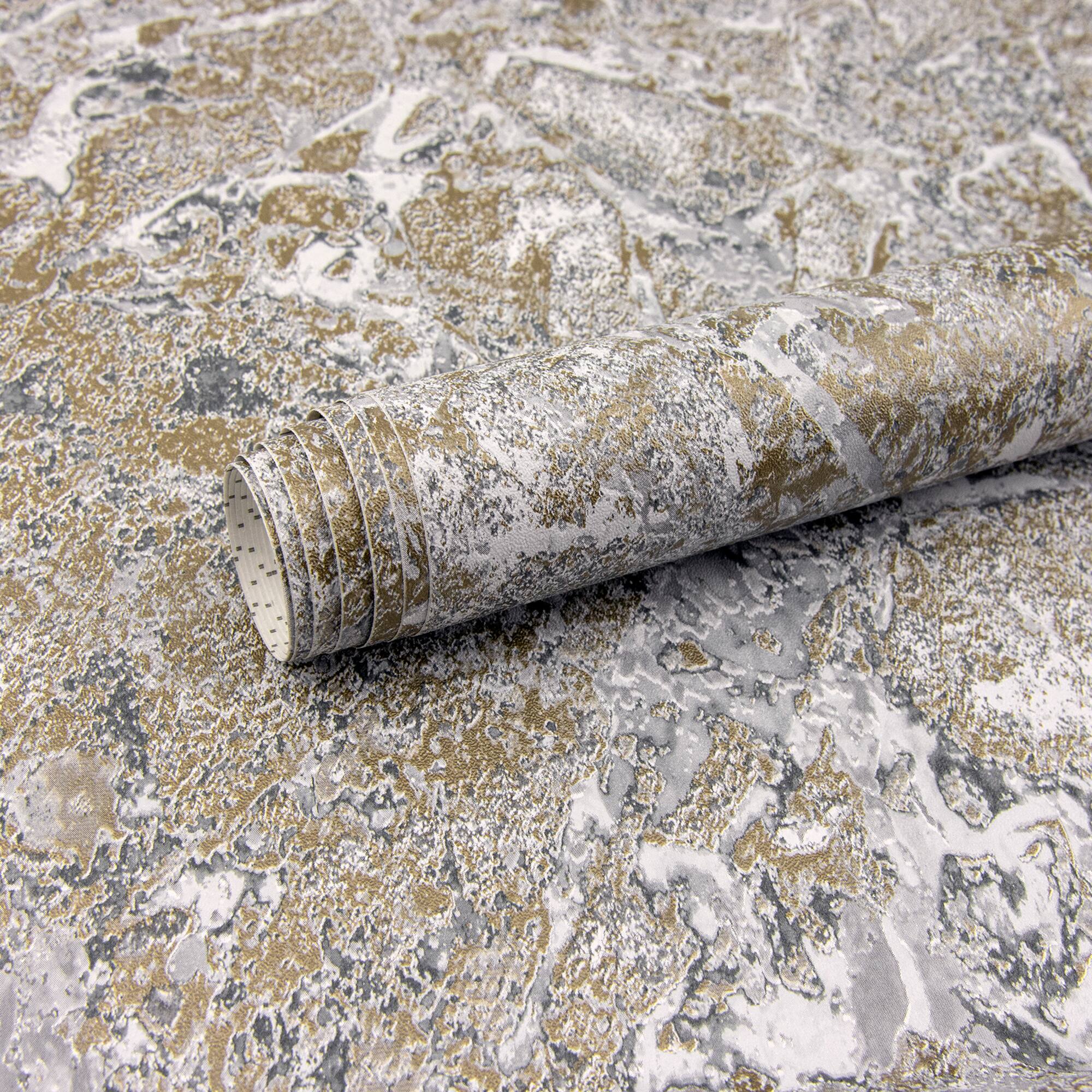 Fablon Marbre Gold Adhesive Film, 2ct.